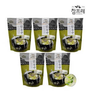 참프레 닭육수 700g 무료배송/실온보관 국내산 닭뼈 L-글루탐산나트륨 설탕 무첨가 샤브샤브 파스타 미역국 칼국수 카레 죽 라멘 만두국 떡국 리조또 간식, 5개