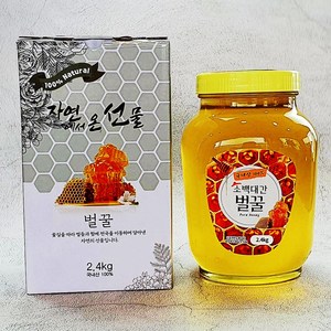 홍제원 소백산 아카시아 100% 벌꿀 2.4kg, 1개