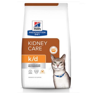 힐스 캣 k/d kd 1.81kg 3.85kg Feline Kidney Care 신장/심장, 1개