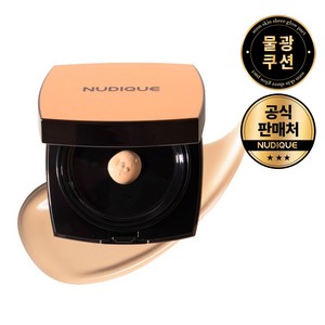 누디크 커버력 좋은 촉촉 물광 쿠션 건성 반살쿠션VER2. 본품 수분 SPF50+ PA+++ 자외선/주름/미백기능성 파운데이션 팩트, 1개