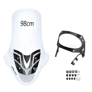 PCX 롱 스크린 브라켓세트 19~22 23 24년 롱롱 98cm 방풍 BPk 대왕 비키, 1세트, B . 21 ~ 22