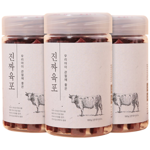 진짜육포 강아지 간식 져키 180g