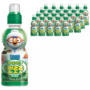팔도 뽀로로 사과맛 어린이음료 235ml, 24개