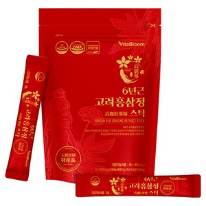 비타블룸 6년근 고려홍삼정 스틱 건강기능식품 1개, 10g