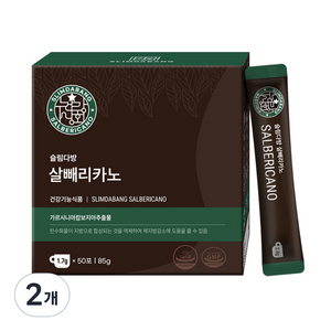 슬림다방 살빼리카노 가르시니아 다이어트 커피맛, 50회분, 85g, 2개