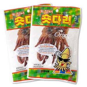 [가온애] 한양식품 오징어 숏다리, 20g, 1개