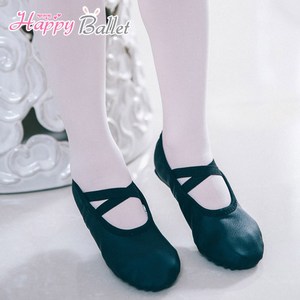 해피발레 여아용 PU가죽 밴드형 발레슈즈