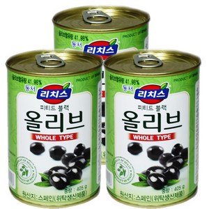 동서 DH003)리치스 올리브 홀 405g, 3개