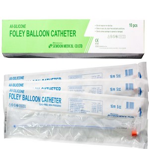 세운 폴리카테터 16FR 5cc 2-way/폴리카테터/비뇨기과용/소변줄/도뇨관/카테타, 1개