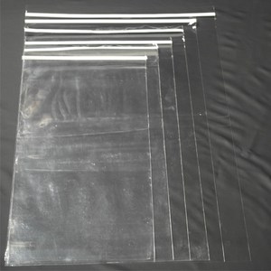 BGP 접착식 투명폴리백(펀칭)(30x42cm)-100장 묶음, 투명, 100매입