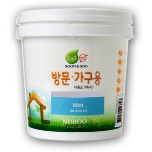 노루페인트 순앤수 항균 방문가구용 수성페인트 1L 반광, 퓨어화이트, 1개