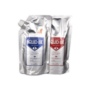 뷰티원 [뷰티원] 스퀴드잉크 트리트먼트 염색약 대용량 500g, 1N딥블랙, 1개