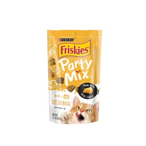 퓨리나 프리스키 파티믹스 치즈크레이지 고양이 간식, 60g, 1개