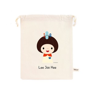디자인아지트 [주문제작]스트링파우치 기저귀 파우치, 아이들남아단발머리