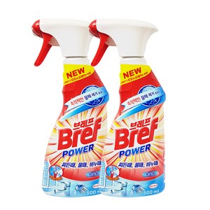 브레프 파워 욕실용 세정제 시트러스향, 500ml, 2개