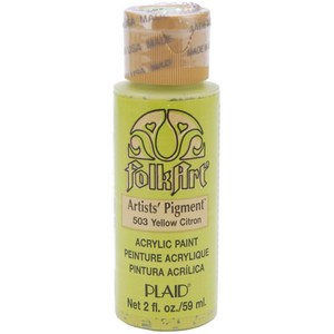 FolkArt 아크릴물감 Yellow Citron