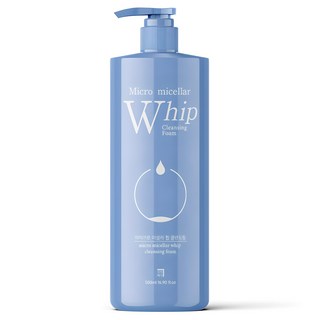 살림백서 마이크로 미셀라 휩 클렌징폼 500ml 1개 상품 이미지