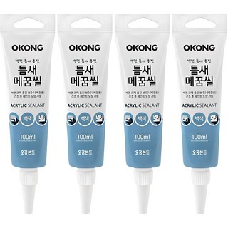 오공 틈새메꿈씰 100ml, 4개