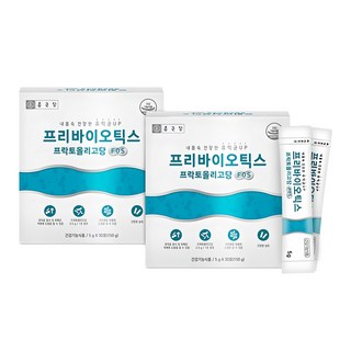 종근당 프리바이오틱스 프락토올리고당 FOS 유산균, 150g, 2개