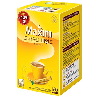 맥심 모카골드 마일드 커피믹스, 12g, 160개입, 1박스_맥심 모카골드 210