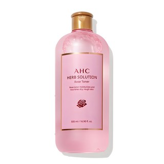 AHC 허브 솔루션 로즈 토너, 500ml, 1개