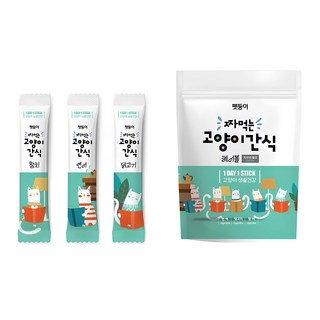 펫둥이 고양이 짜먹는 간식 헤어볼 3종, 혼합맛(참치/연어/닭고기), 360g, 1개