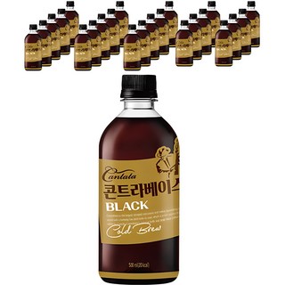 칸타타콘트라베이스 블랙, 500ml, 24개 스타벅스쿠폰