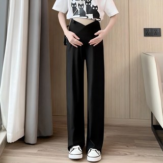 언헤브 크로스 웨이스트 임부 팬츠 상품 이미지