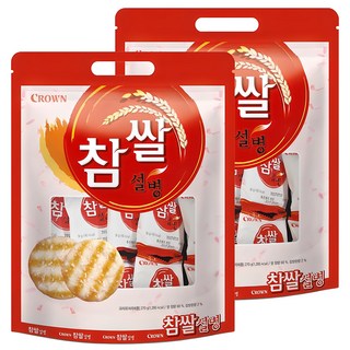 크라운 참쌀설병, 270g, 2개 대표 이미지 - 달달한 과자 추천