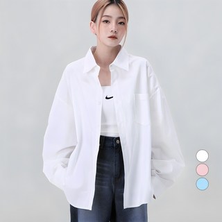어썸어라운드 여성용 오버핏 옥스포드 셔츠 어썸어라운드 여성용 오버핏 옥스포드 셔츠