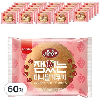 재미스 잼있는 미니딸기쿠키, 16g, 60개