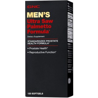 GNC 男士超級鋸棕櫚配方軟膠囊, 120入, 1個, 120顆