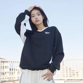 Reebok 女款寬鬆長袖運動上衣