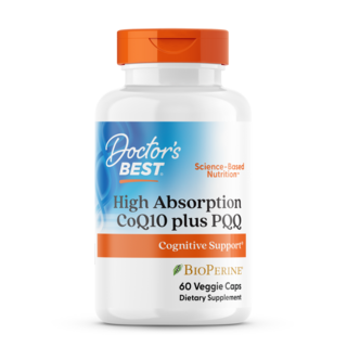 Doctor's BEST 輔酶Q10 Plus PQQ素食膠囊, 60顆, 1罐