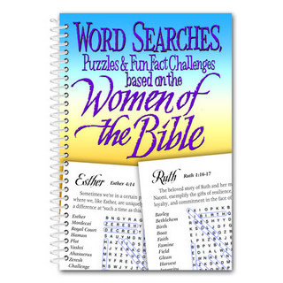 (外文書)Word Search Based on the Women of the Bible Spiral, Product Concept Mfg., Inc., English
