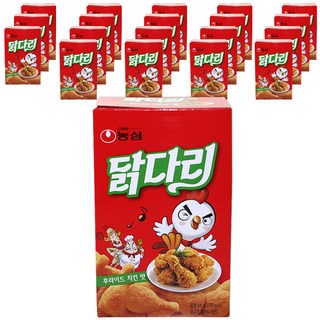 농심닭다리 후라이드 치킨맛, 66g, 20개