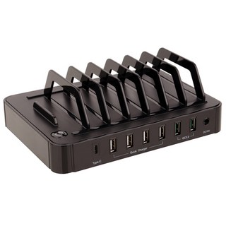 넥스트 퀄컴 3.0 C타입 7포트 고속 멀티 USB충전기, NEXT-37QTC, 1개