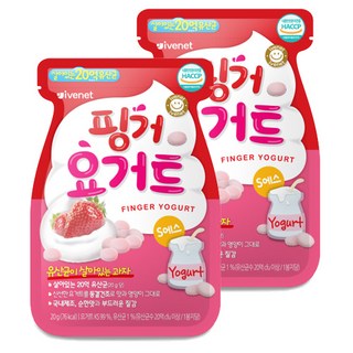 아이배냇 핑거 요거트, 딸기, 20g, 2개