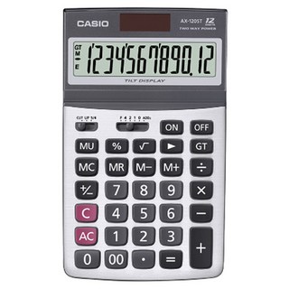 카시오 12단 계산기 AX-120ST, 혼합색상, 1개