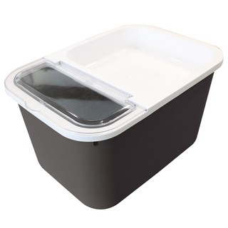 가쯔 모던쌀통 10kg, 그레이, 1개