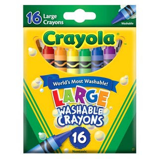 크레욜라 굵은 수성 크레용, 16색, 1세트