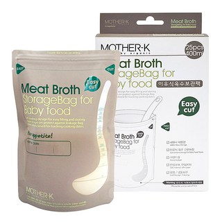 마더케이 이유식 육수 보관팩 400ml, 25개입, 1개