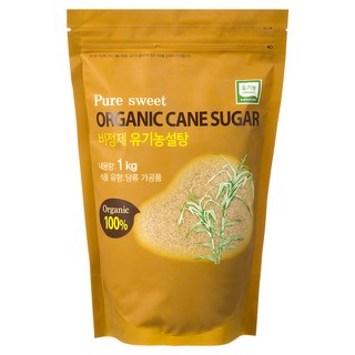 우리존 자연미가 유기농 비정제 갈색설탕 1kg 1개 상품 이미지