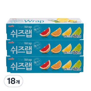 크린손 쉬즈랩 25cm x 50m, 18개