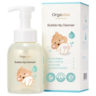 오가베베 버블 유아 청결제 300ml 아기 엉덩이 클렌저 똥버블 이너클렌저 Y존 여성 남아 여아 기저귀, 1개