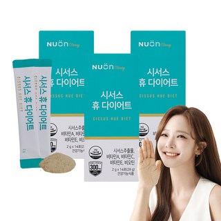 NUON 시서스 휴 다이어트식품, 28g, 3개