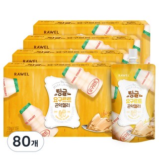 팅글 곤약젤리 요구르트맛, 130g, 80개