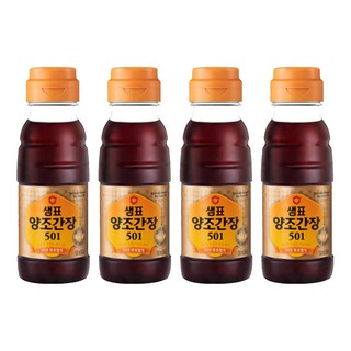 샘표 양조간장 501, 150ml, 4개 세트 샘표간장501