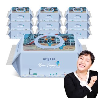 페넬로페 본보야지 퐁피두 아기물티슈 캡형, 75g, 70매, 10개