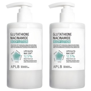 APLB 글루타치온 나이아신아마이드 바디로션, 300ml, 2개